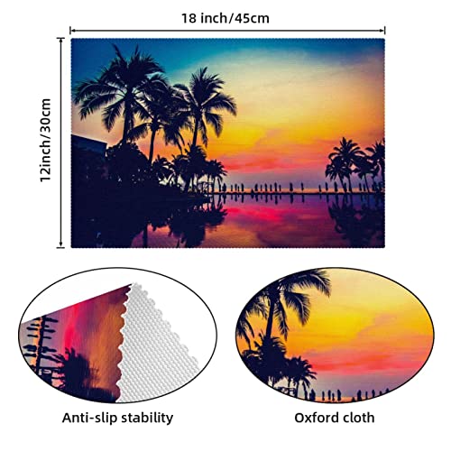Set de table résistant pour supprimer les marques de chaud sur la table
