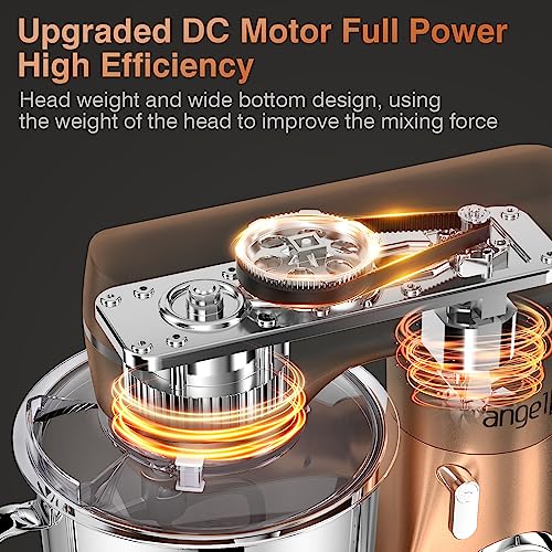 Mini Angel SM-1533PX Stand Mixer,10-Speed 5Qt Kitchen Electric Mixer,Tilt-Head Food Mixer thumb #1