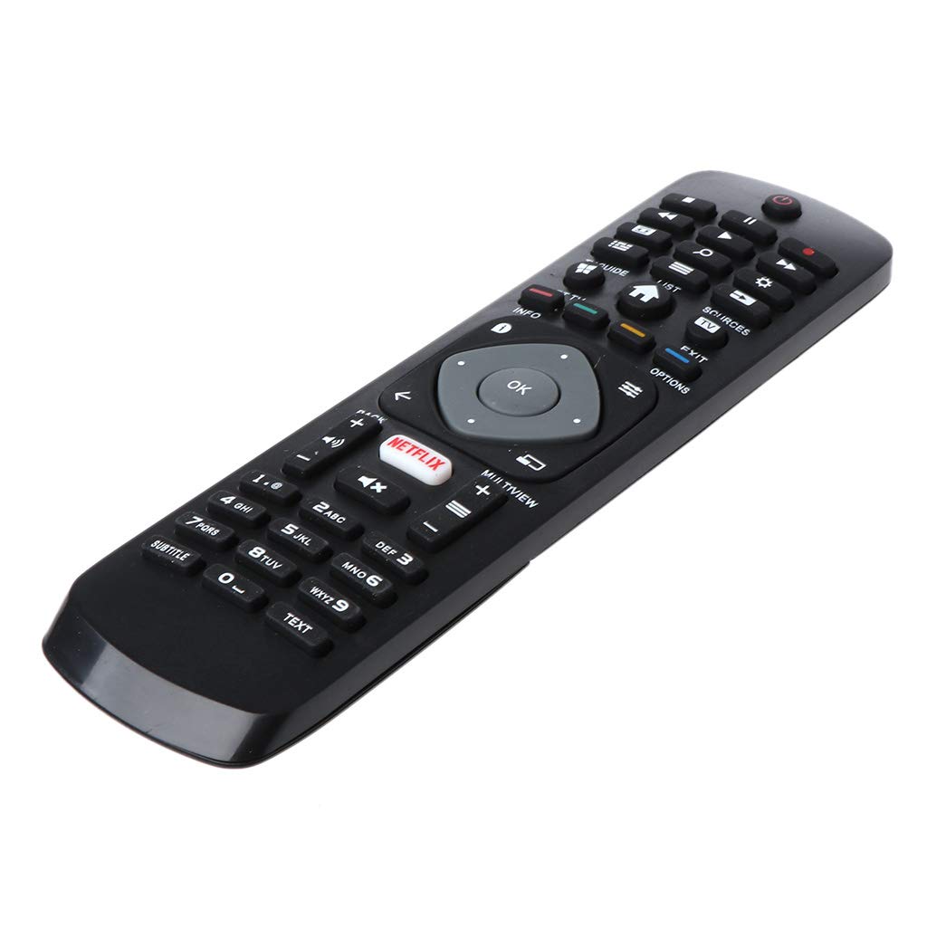 Mando a distancia compatible con Phi-Lips NET-FLIX Smart TV 398GR08BEPHN0012HT 1635008714 43PUS6162 398GR08BEPHN0011HL