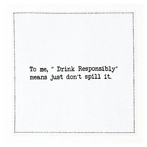 Five Star Napkins Snarky Quotes, White Cotton Cocktail Napkins, Beverage Napkins, Bar Napkins, Cloth Napkins, Party Napkins, Events, Holidays, Weddings, Birthdays, Disposable, 4.5" X 4.5"- (50X) #TOP7