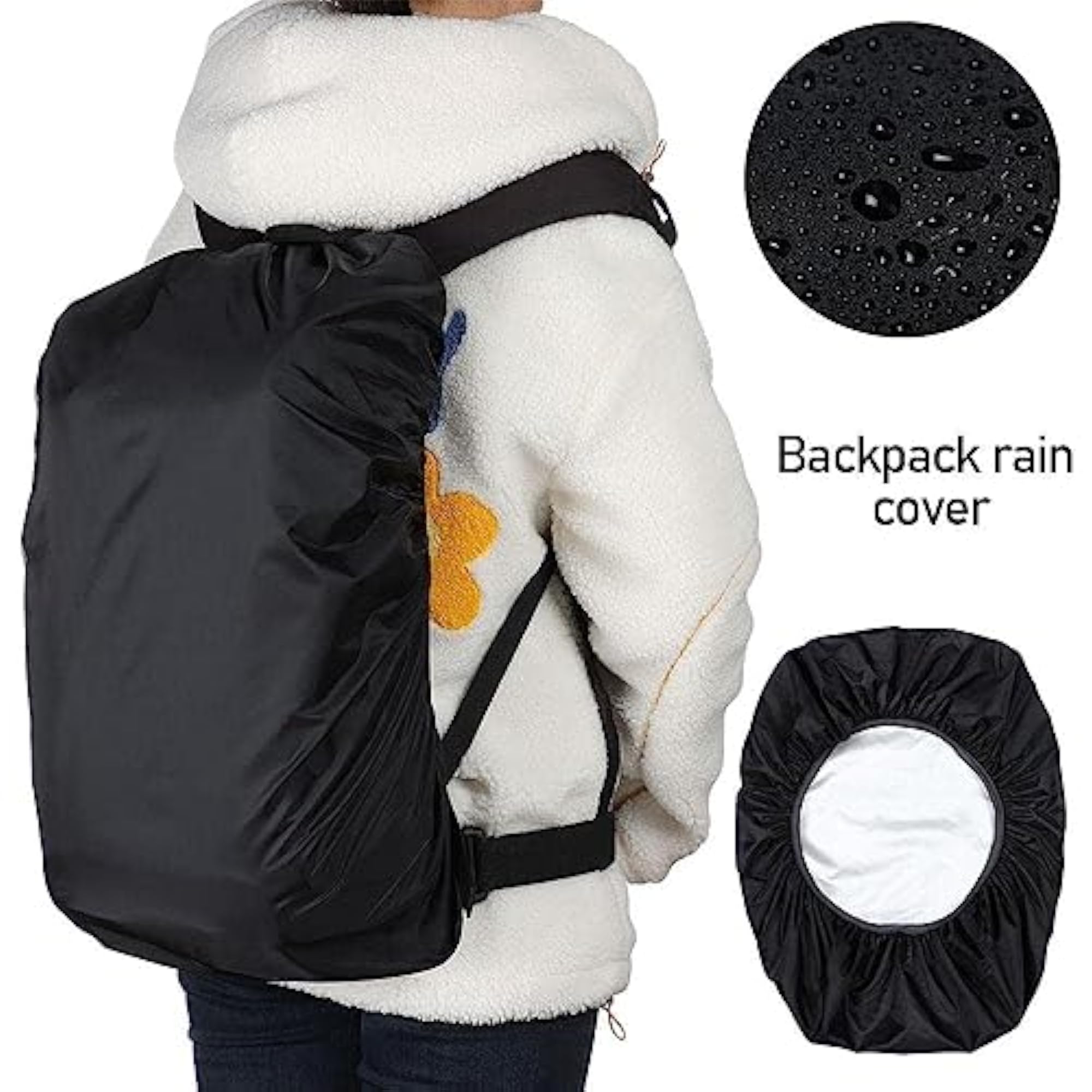 Nylon Waterproof Backpack Rain & Dust Cover