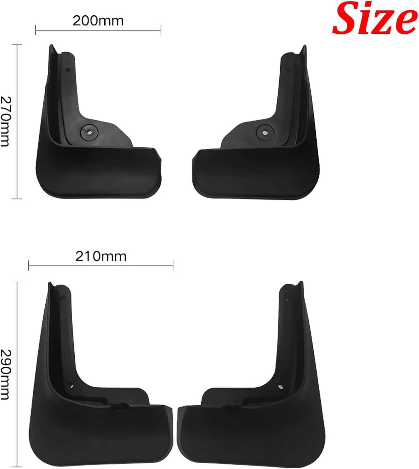 4Pcs Car Mud Flaps Compatible with Hyundai Tucson N-Line 2024-2025 No Drill Splash Guard Vehicle Tire Protector Mudflaps Waterproof Anti-Scratch Protection Mudguard Fender with Car Wash Towel