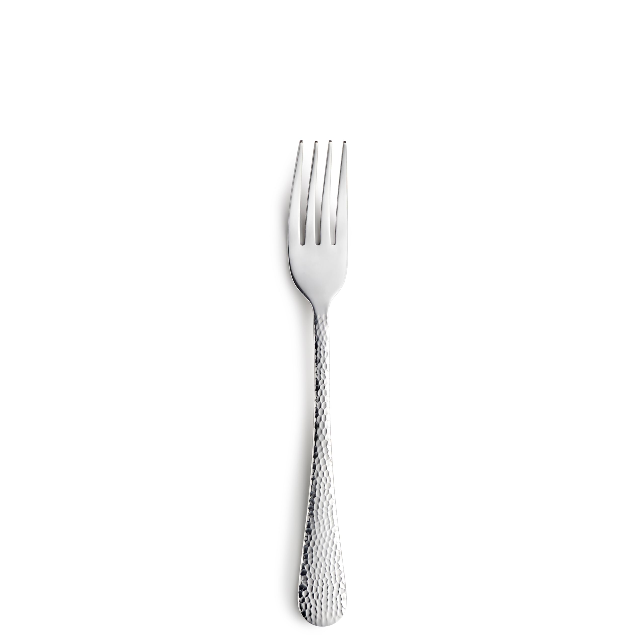 Kuppels CRYSTAL Besteck Set 30-tlg, 6 Personen, Hammerschlagoptik | rostfrei, spülmaschinenfest, poliert, 18/0 Edelstahl, Menümesser, Menügabel, Kaffeelöffel, Kuchengabel