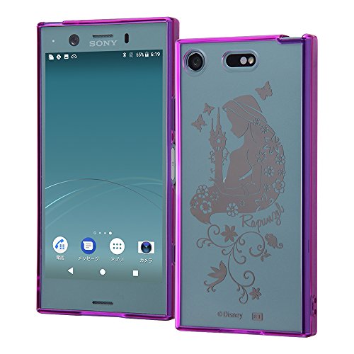 レイ アウト Xperia XZ1 Compact ケース ディズニー/ハイブリッド ケース/ラプンツェル RT-RDXZ1CU/RZ