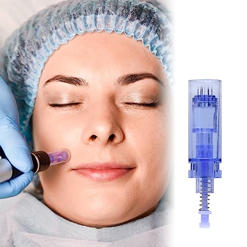 Snadi - 12-Pin Nadelkartusche für Dermapen A1 und A6 | 10er Pack | Nur kompatibel mit Dr. Pen | Chirurgische Stahlnadel | Zur Haar- und Hautwiederherstellung, Verbesserung von Narben und Flecken