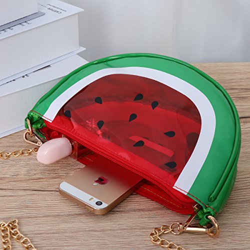 LuOEM – Bolsas a tiracolo transparentes de poliuretano estilo fruta à prova d'água