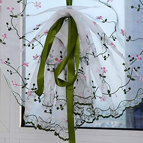 Omabeta Window Curtains Decor Excellent colour fastness Tulle Curtains Beautiful printed Sheer Curtains for bedroom living room balcony hotel (80 * 100cm) - Image 3