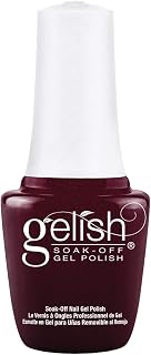 Gelish MINI Disney Villains Soak-Off Gel Polish (You're In My World Now) Dark Red Gel Nail Polish, Red Nail Colors, 0.3 oz