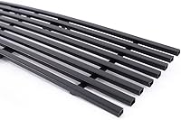 Vista 4 de CHEDA Parachoques negro Billet rejilla compatible con Ford F150 Pikcup 2009 2010 2011 2012 2013 2014 (negro)