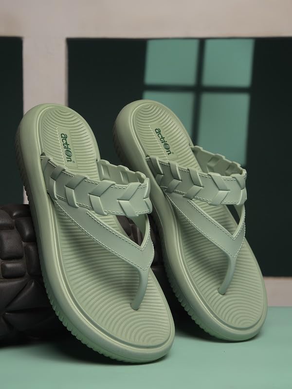 Image of ACTION Extra Soft Slipper for Women | Orthopedic, Comfortable, Stylish Footwear for Everyday Use | Lightweight, Cushioned Footbed, Non-Slip Sole | Perfect for Summer, Beach, and Casual Wear