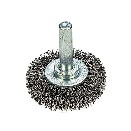 Image of Forney 72251 Wire Wheel Brush, Coarse Crimped with 1 /4 inch Hex Shank, 1-1 /2 inch