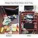 Stellaire Chern Car Back Seat Organizer Kick Mats with 10