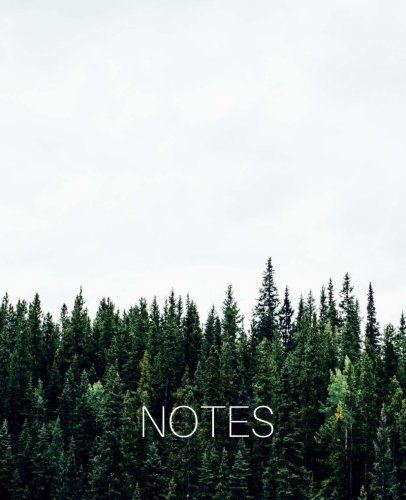 Forest Treeline Notes Notebook