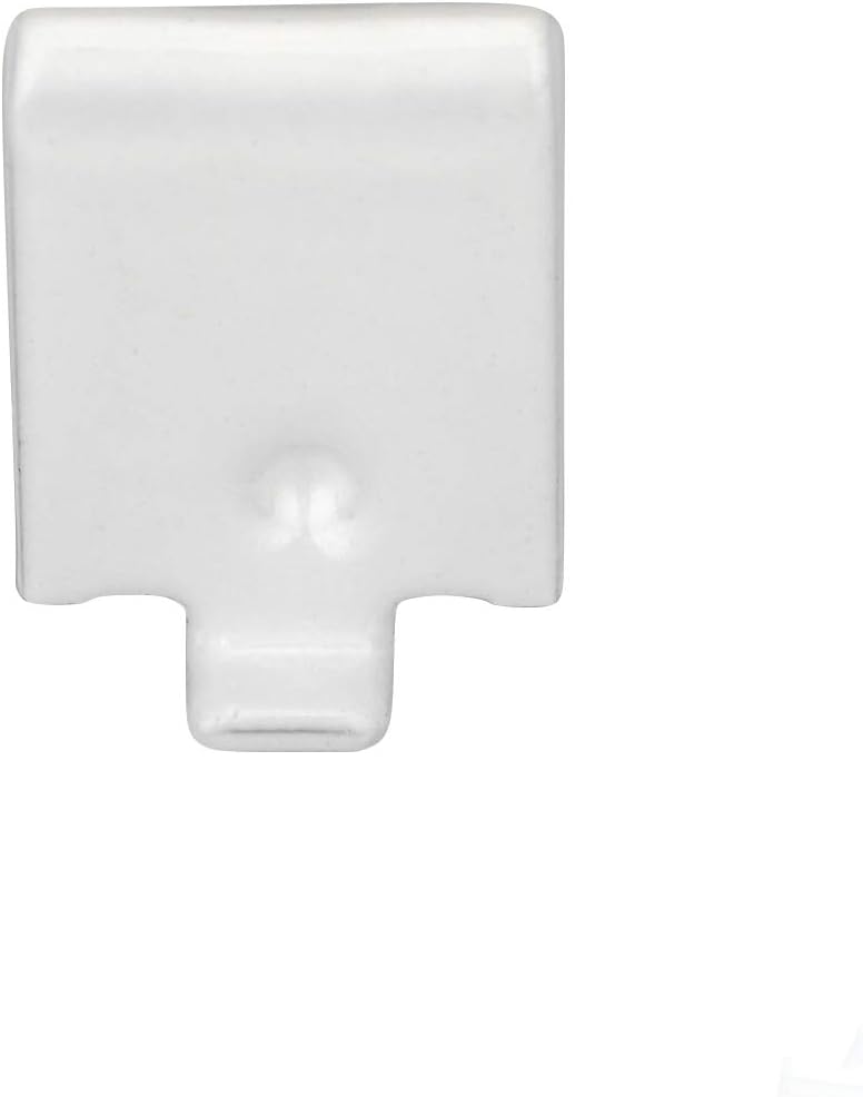 20 Pack White Knape & Vogt 256 Adjustable Steel Pilaster Shelf Support Clip