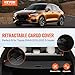 VEVOR Retractable Cargo Cover for Toyota, Upgraded Waterproof Trunk Cover Security Shield Shade for Toyota RAV4 2019-2025 5-Seater, UV Resistant Rear Trunk Cover, Aluminum Alloy & PVC Leather Texture
