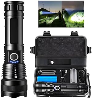 MSAGREEN Rechargeable LED Flashlights High Lumens