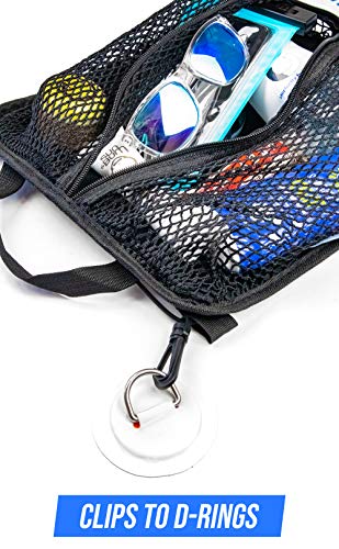 Sup-Now Paddleboard Deck Bag With Waterproof Phone Case (Black Trim W/ Bungee & 4 Clips) #TOP2