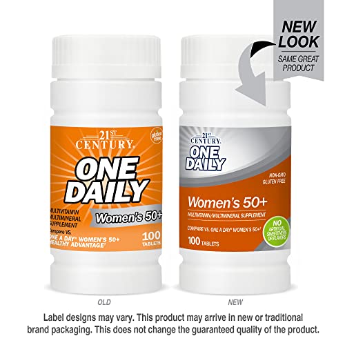 21St Century One Daily Women's 50+ Tablets, 100-Count #TOP2