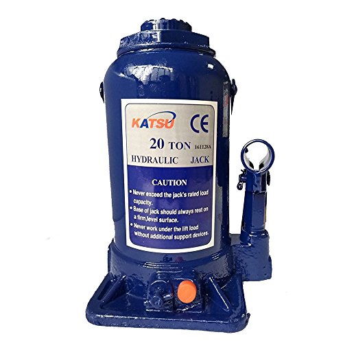 KATSU Gato Hidráulico de Botella 20 Toneladas Resistente Gato de Soporte de Elevación para Vehículos Pequeños o Grandes 161128A