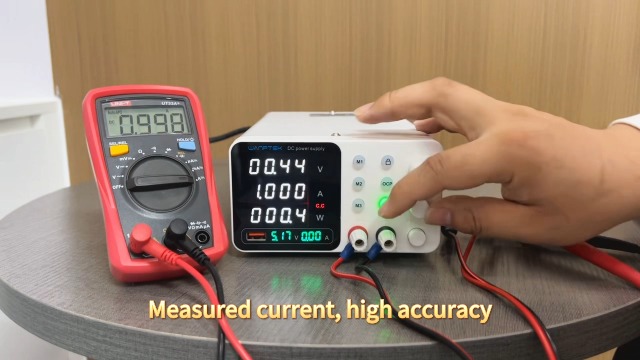 Image of WANPTEK DC Power Supply Variable 0-60V 0-5A, Adjustable Switching Regulated Bench Power Supply with Memory Preset, Lock Key, OCP Protection, USB Fast Charging for Laboratory /Electronic Repair