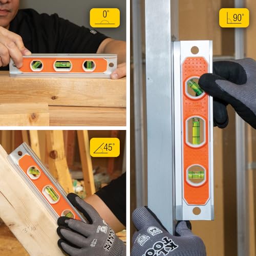 Image of Klein Tools 935R Level, Magnetic Torpedo Level, Aluminum, V-groove and Magnet