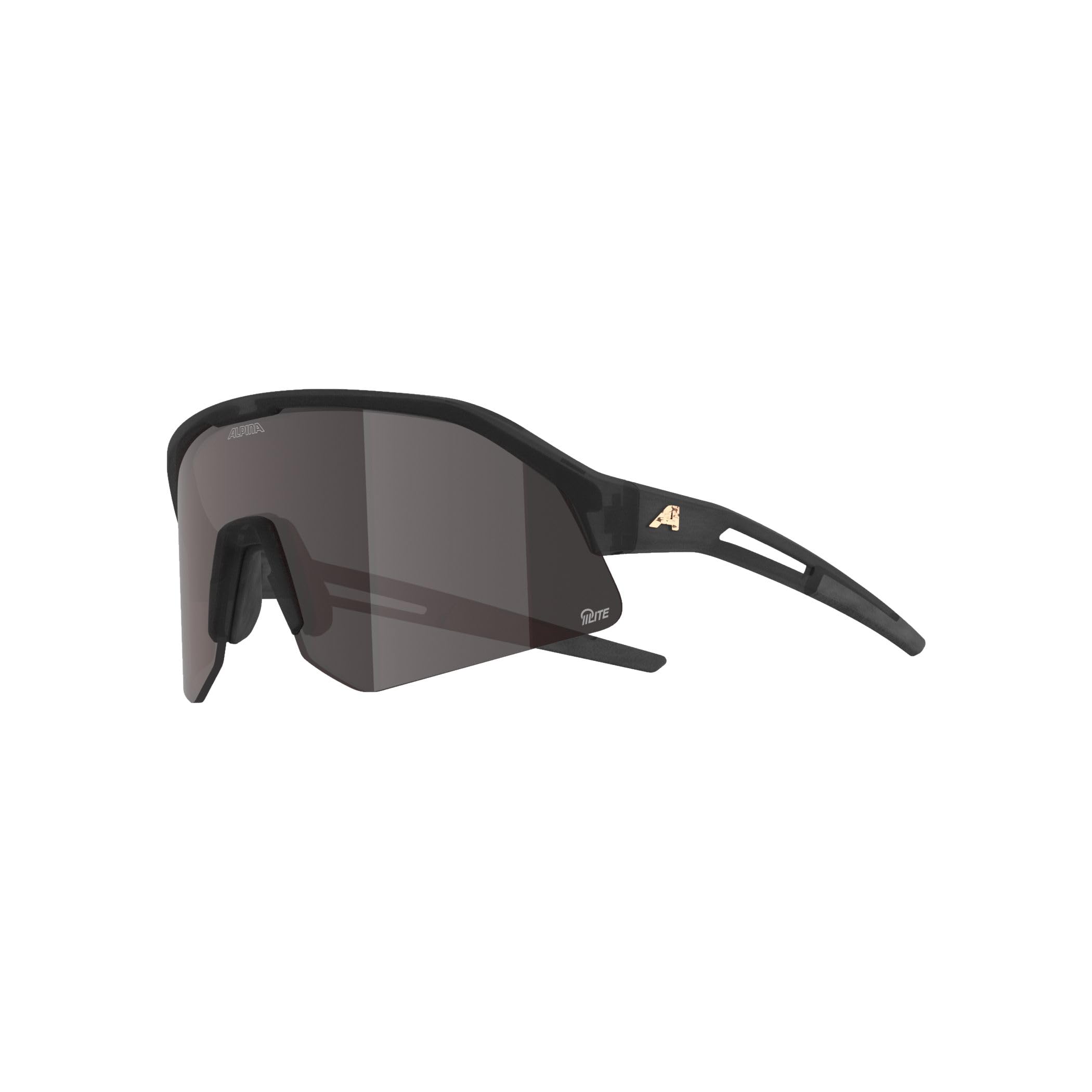 ALPINA SONIC HR M Q-LITE, sportowe okulary dla dorosłych - Grey-translucent gloss - M
