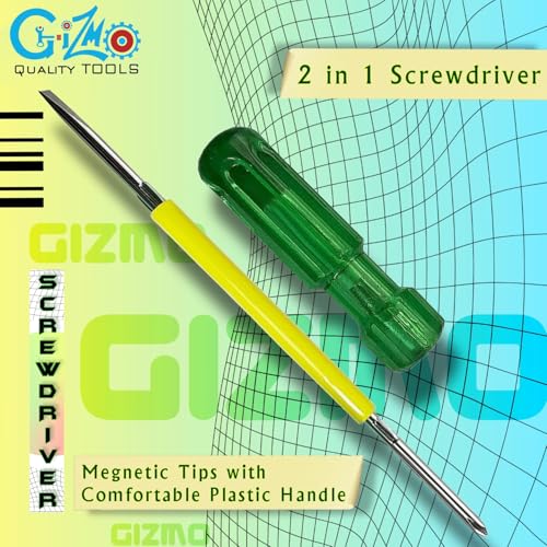 Image of GIZMO Electric Tool Set, Electrician Tool Kit With 2-in-1 Screwdriver 6 inch, Wire Cutter & Oil Can 1 /4 Pint; Hand Tool Kit For Home; Tool Kit For Home Use Multipurpose