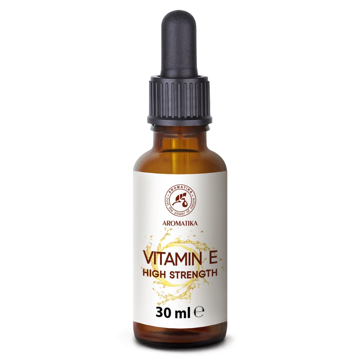 High Strength Pure Vitamin E - Tocopherol Oil – Concentrated Natural 30 ml – Nutritional Supplement/Skin & Hair Care Base