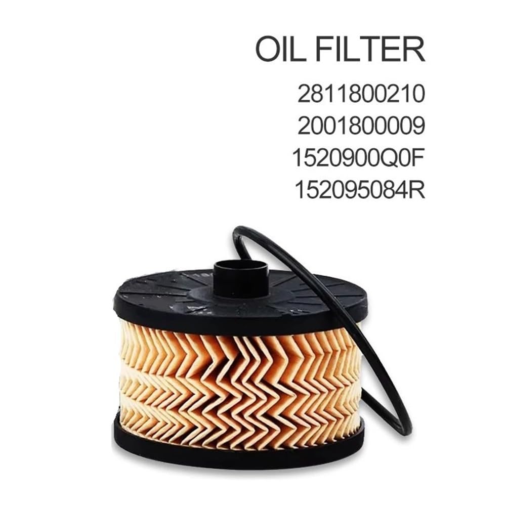 Para Juke Para Pulsar Para Kadjar Para 2811800210 Para 2001800009 Para 1520900Q0F Para 152095084R Accesorios para automóviles Filtro aceite Filtros De Motor
