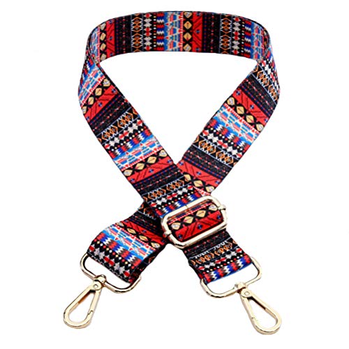 Preisvergleich Produktbild ZYLDK Mode Damen Taschengurt Bunter Schultergurt längenverstellbarer breiter Tragegurt Schultergurt für Handtaschen 78-140cm-Schultergurt für Handtaschen DIY Zubehör