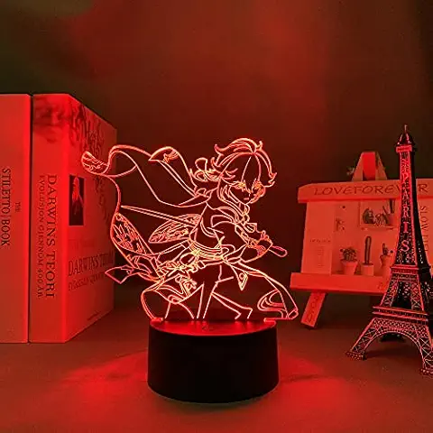 LXMISS Genshin Impact Figure Lámpara Kaedehara Kazuha LED Cover