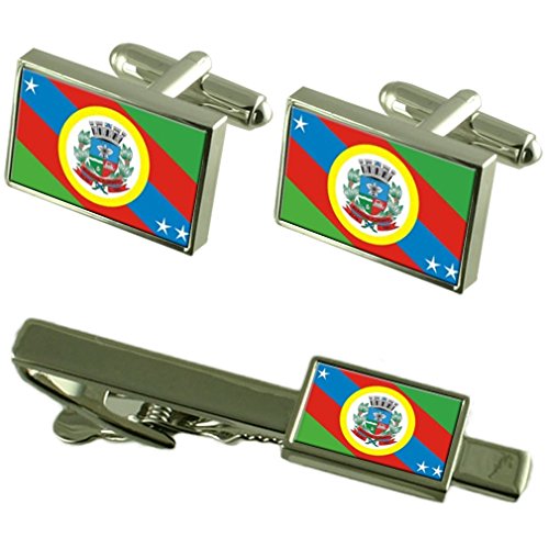 Gemelos de camisa Marechal Floriano evita corbatas sueltas con este set de Espírito Santo