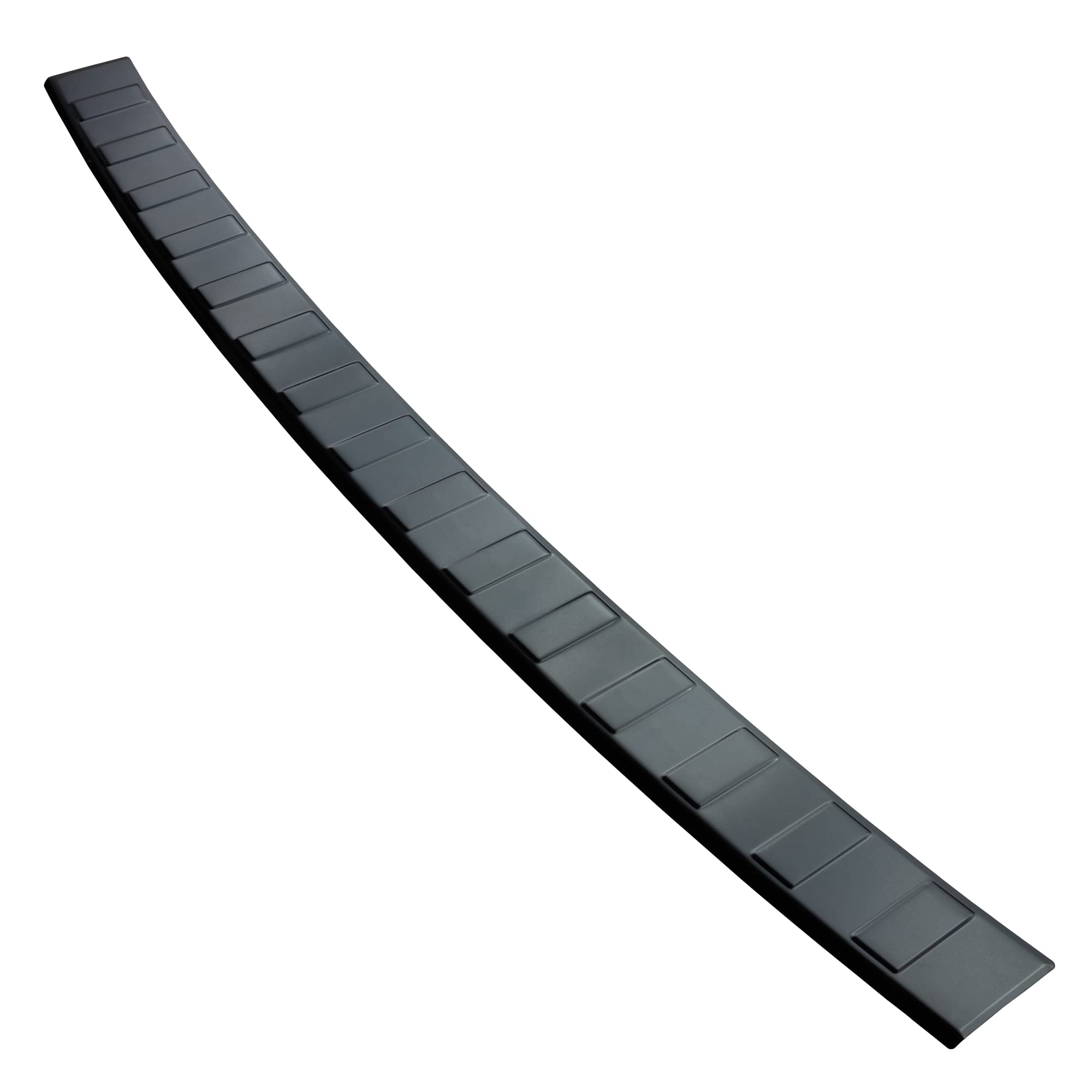 Aroba AR1178-BL Edelstahl Schwarz Black Chrome Ladekantenschutz kompatibel mit Mercedes Benz GLC BJ. 9.2015-4.2019 passgenau Abkantung Farbe Schwarz-Anthrazit