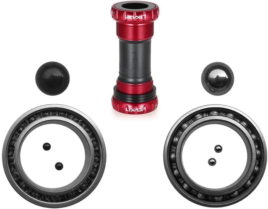 Mountain Bike Cycle Thread Type Bottom Bracket Aluminum Alloy 68mm/73mm BB Crank Set Bearing Axis Parts (2)