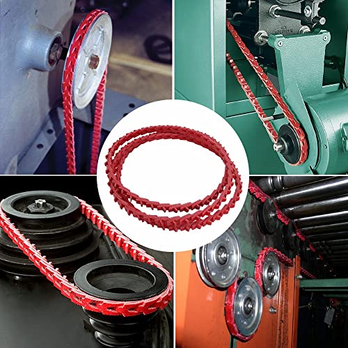 Transmission Belt Conveyor Belts For Woodworking Tools 12.7 X 1200mm Power Drive Twist V-belt Adjustable Link Accessory A Type V-Belt - Image 6