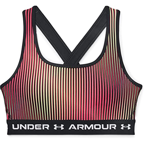Image of Under Armour Crossback Mid Impact Heather Bra