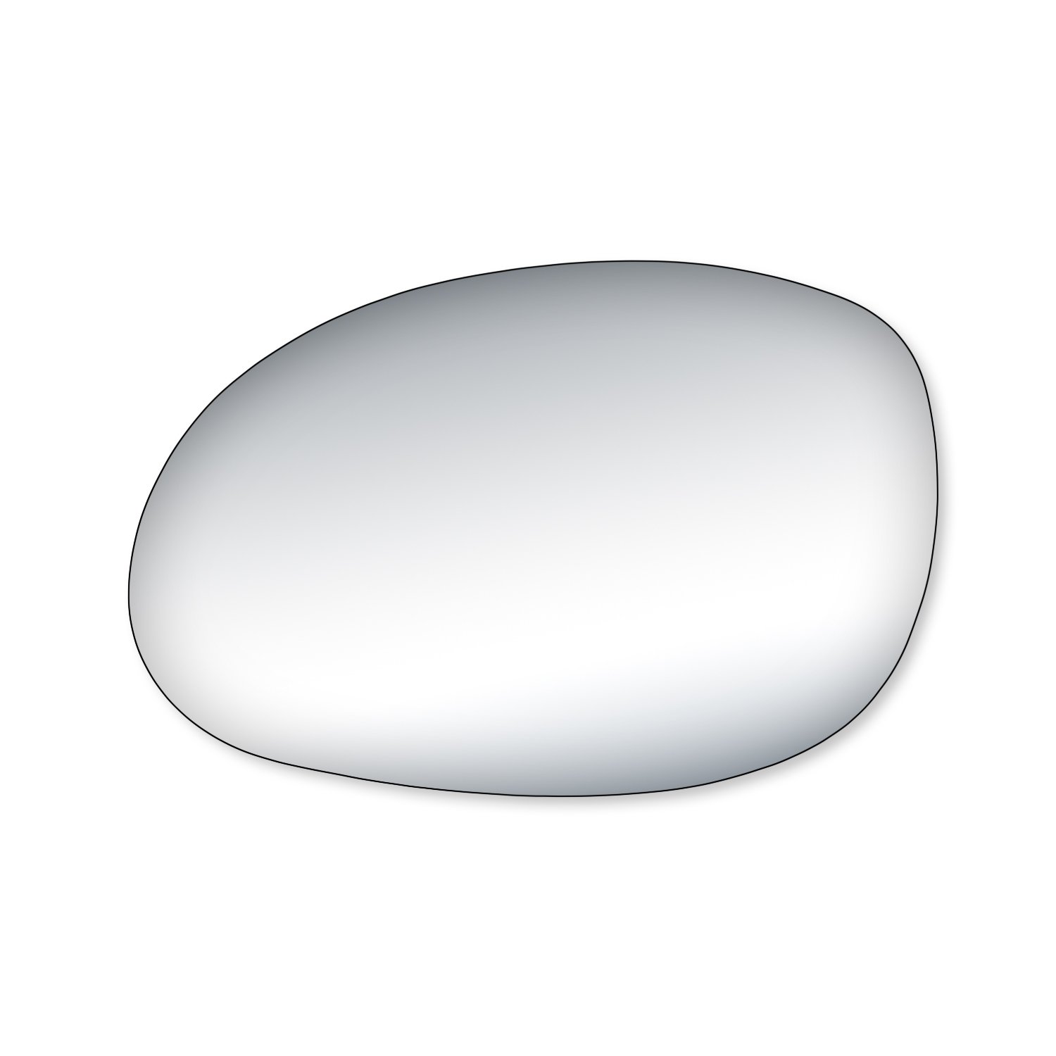 Driver Side Mirror Glass, Chrysler PT Cruiser, (foldaway)