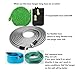 Ebliiny Garden Hose Hanger - Heavy Duty Metal Holder for 50ft/25ft Expandable Hose, Supports 110lbs - Portable Garage Storage