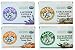 Makes 3 Organic Natural Bar Soap VARIETY PACK For Sensitive & Dry Skin (EWG Product) – Lavender Vanilla, Orange Blossom, Coriander Ginger & Eucalyptus Cedarwood, 4 Oz Each (Pack of 4 Different Scents)