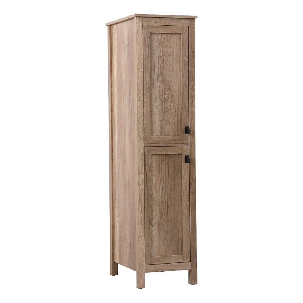 Adian 16" Wood Storage Freestanding Cabinet in Oak