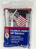 USA 250th Anniversary Betsy Ross Edition 3ft x 5ft Printed Poly-Cotton Flag | Patriotic American Flag for Home Yard Events Historic Displays | Lightweight Fabric for Indoor Outdoor Use