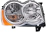 Garage-Pro Headlight Compatible with 2008-2010 Jeep Grand Cherokee Passenger Side, CAPA