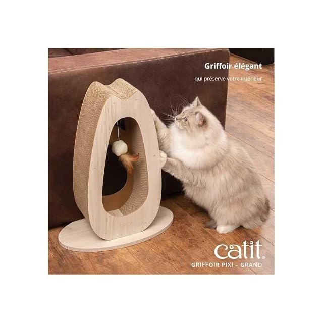 Foto 3 de 6 de Catit Pixi Rascador de cartón para Gato, Alto