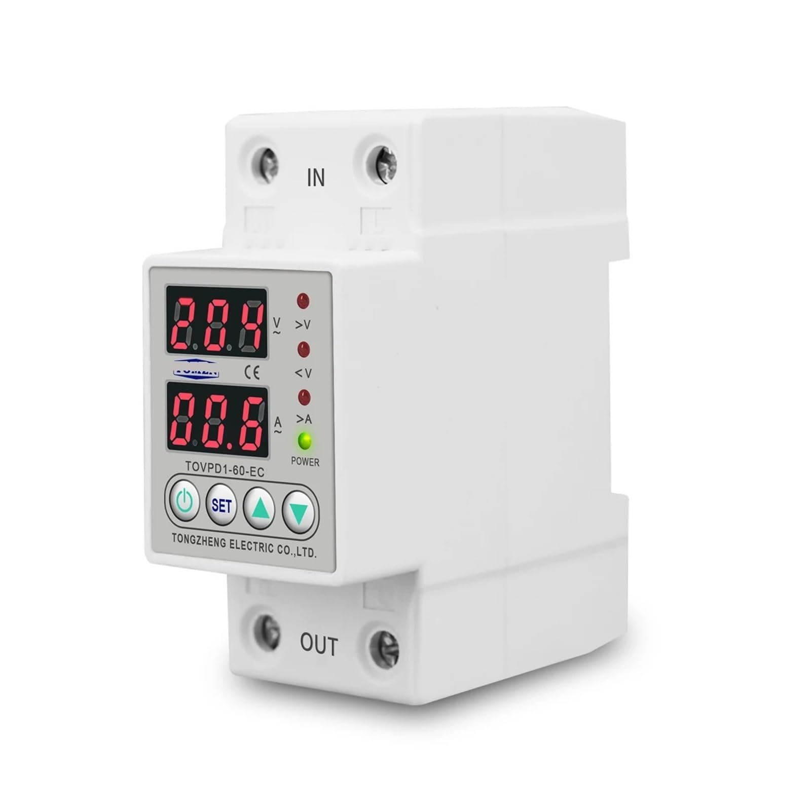 Relais de protection courant réglable pour éviter les pannes d'appareils électriques 230V