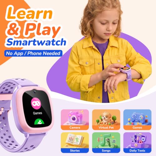 Gydom Kids Smart Watch, Birthday Gift Toy for Girls and Boys Ages 4-12 - Image 1