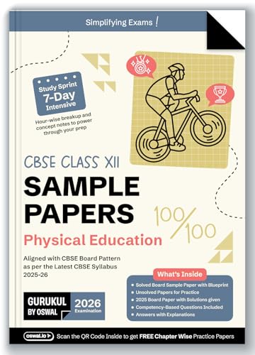 Gurukul By Oswal Physical Education Sample Papers CBSE Class 12 B...