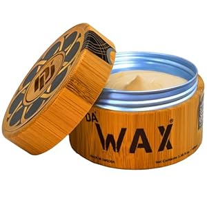 Da’Dude Da Wax: Hair Wax for Men, Strong Hold & Matte Finish, Eco-Friendly Bamboo Tub, Styling Wax for All Hair Types 100 ml