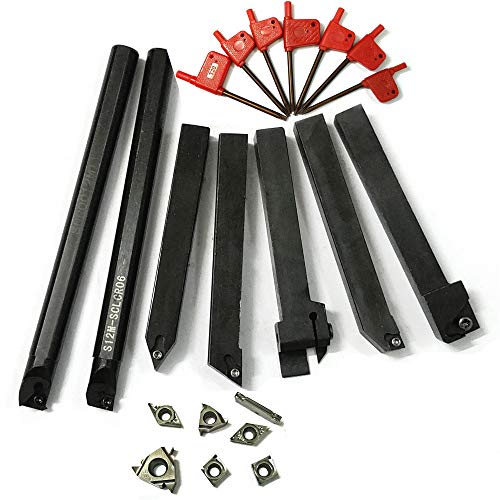 Set 21 piezas portaherramientas de torneado 12mm