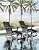 Ciokea Folding Adirondack Chair with Retractable Ottoman Fire Pit Patio Chair with Pull Out Foot Rest Weather Resistant Lawn Outdoor Lounge Chair with 2 Cup Holder (Black)