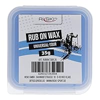 RiSki Rub On Ski Wax - Aufreibwax für Tourenski und Skifelle - universal 35g